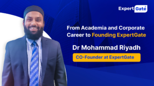 Dr. Muhammad Riaydh vision about expertgate blog thumbnail